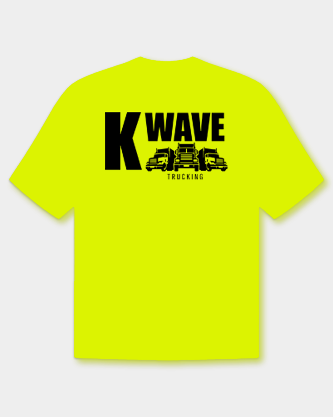 KwaveTrucking Safety Green T-Shirt