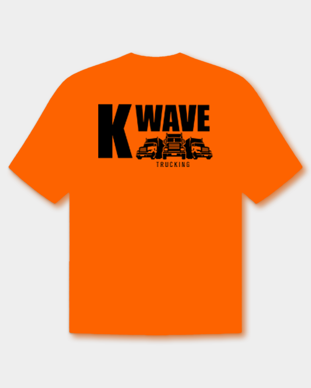 KwaveTrucking Safety Orange T-Shirt